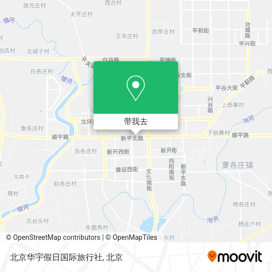 北京华宇假日国际旅行社地图