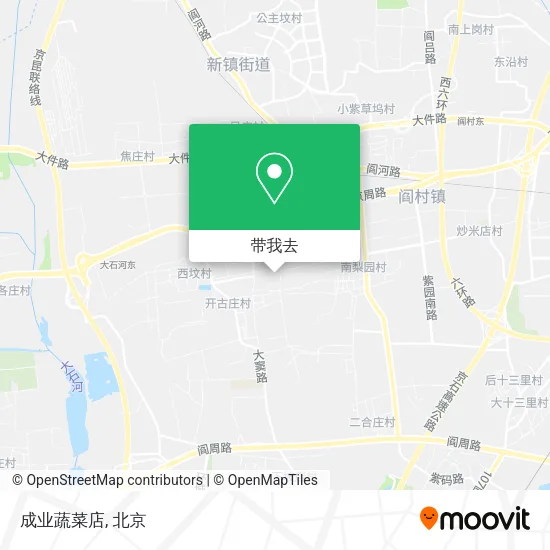 成业蔬菜店地图