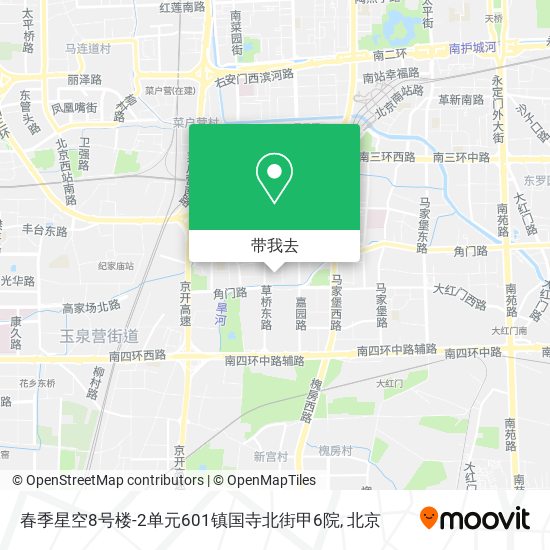 春季星空8号楼-2单元601镇国寺北街甲6院地图