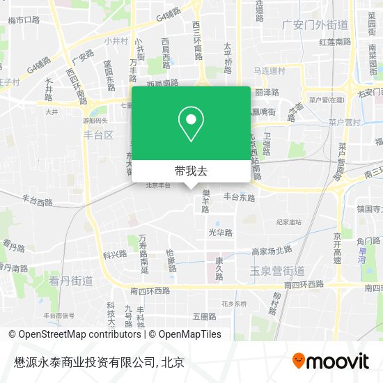 懋源永泰商业投资有限公司地图