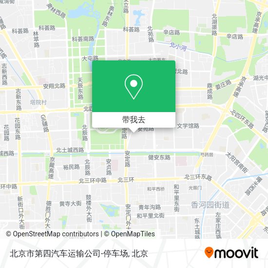 北京市第四汽车运输公司-停车场地图