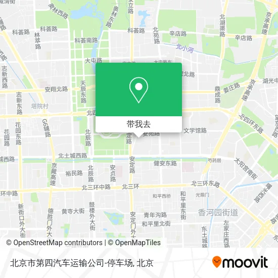 北京市第四汽车运输公司-停车场地图