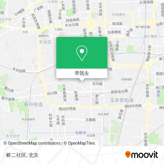 桥二社区地图