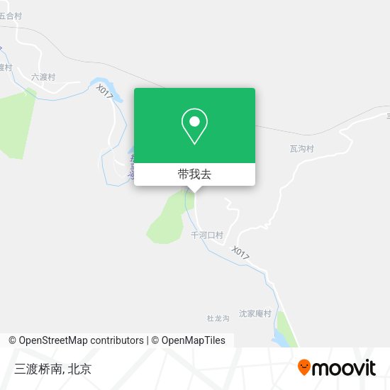 三渡桥南地图