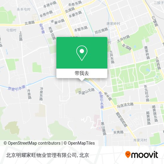 北京明耀家旺物业管理有限公司地图