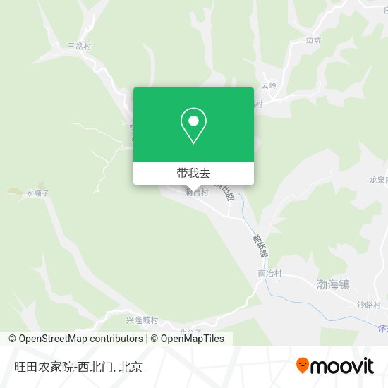 旺田农家院-西北门地图