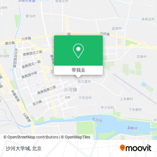 沙河大学城地图