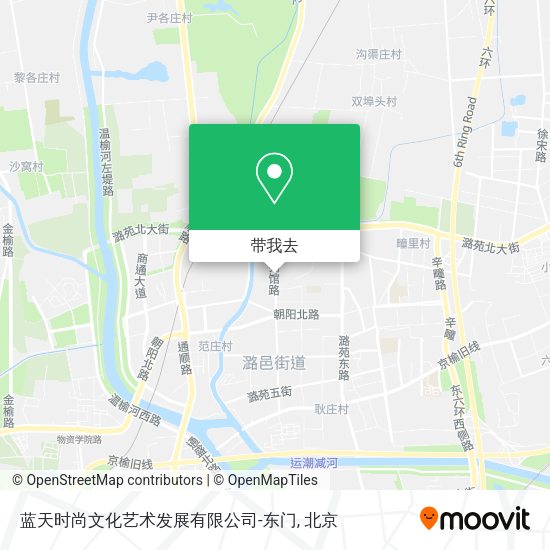 蓝天时尚文化艺术发展有限公司-东门地图
