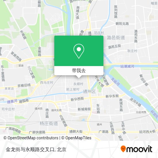 金龙街与永顺路交叉口地图