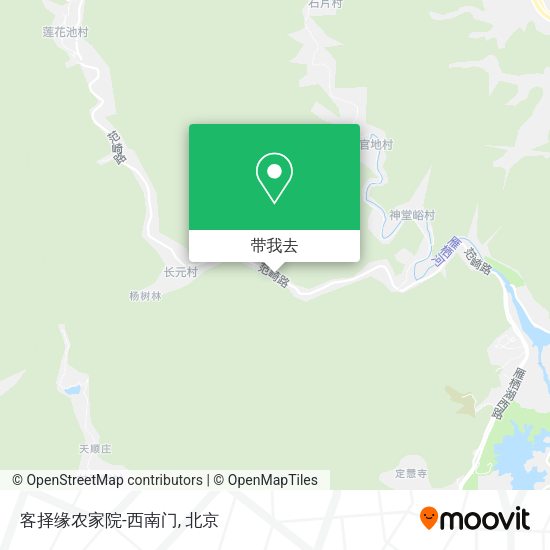 客择缘农家院-西南门地图