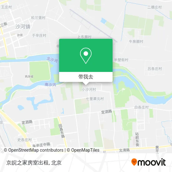 京皖之家房室出租地图