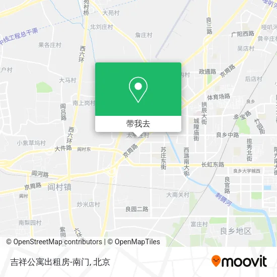 吉祥公寓出租房-南门地图