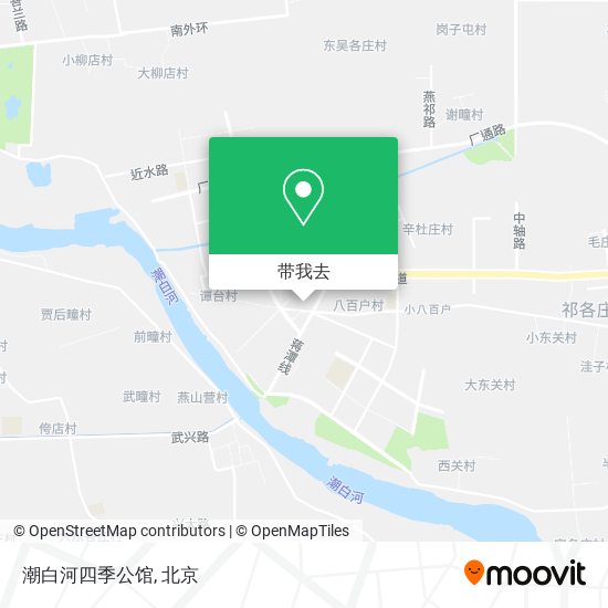 潮白河四季公馆地图