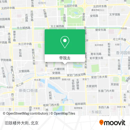 旧鼓楼外大街地图