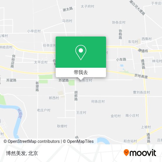 博然美发地图