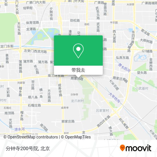 分钟寺200号院地图