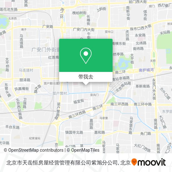 北京市天岳恒房屋经营管理有限公司紫旭分公司地图