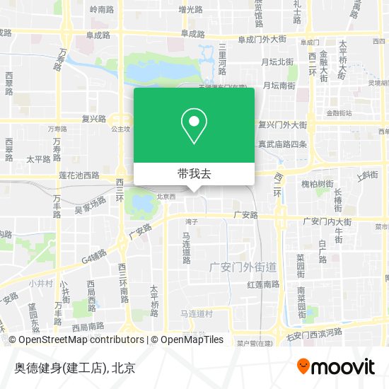 奥德健身(建工店)地图
