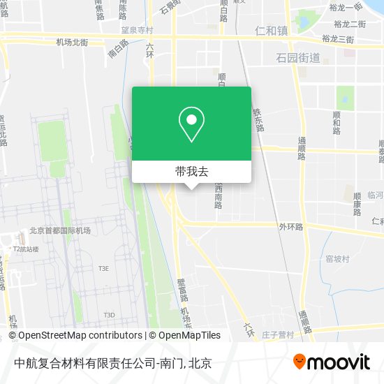 中航复合材料有限责任公司-南门地图