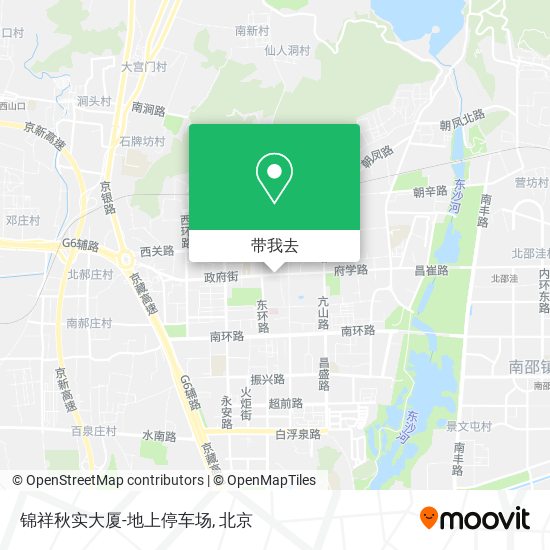 锦祥秋实大厦-地上停车场地图