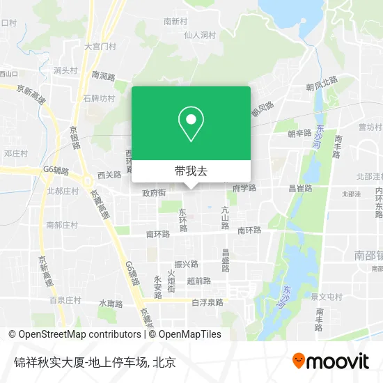 锦祥秋实大厦-地上停车场地图