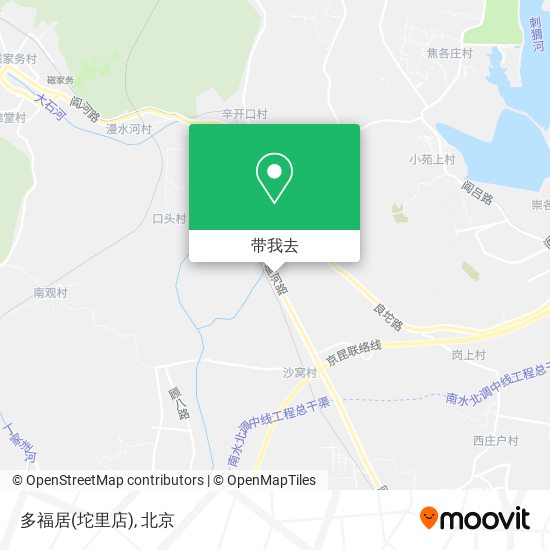 多福居(坨里店)地图