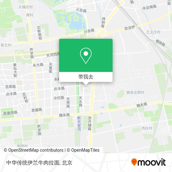 中华传统伊兰牛肉拉面地图
