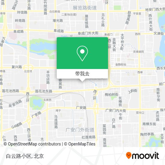 白云路小区地图