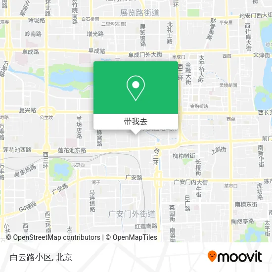 白云路小区地图