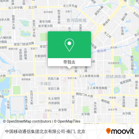 中国移动通信集团北京有限公司-南门地图