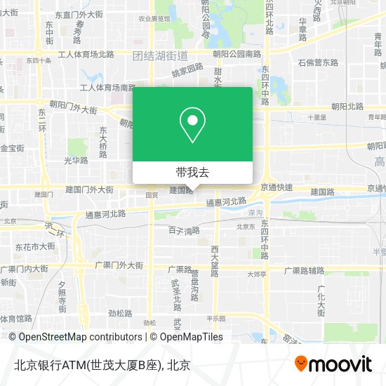 北京银行ATM(世茂大厦B座)地图