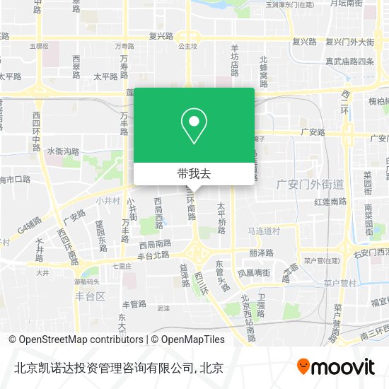 北京凯诺达投资管理咨询有限公司地图