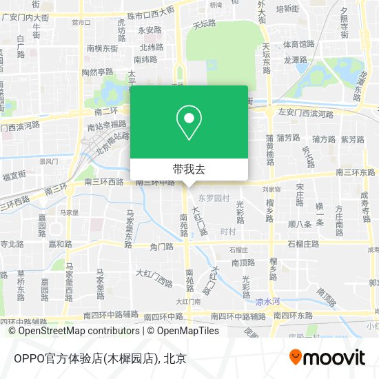 OPPO官方体验店(木樨园店)地图