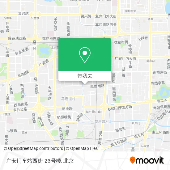 广安门车站西街-23号楼地图