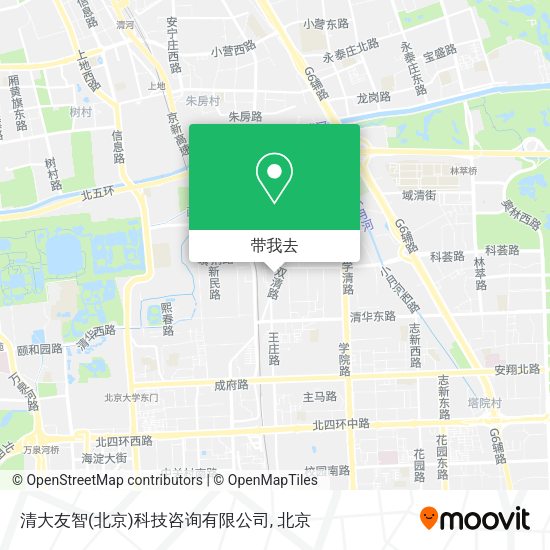 清大友智(北京)科技咨询有限公司地图