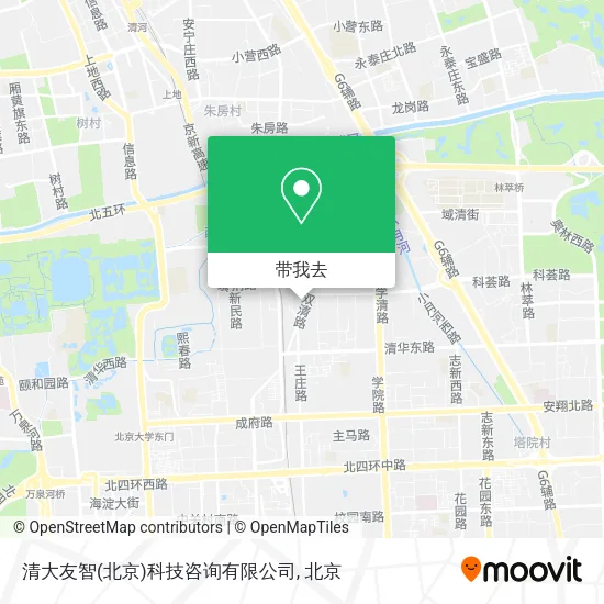 清大友智(北京)科技咨询有限公司地图