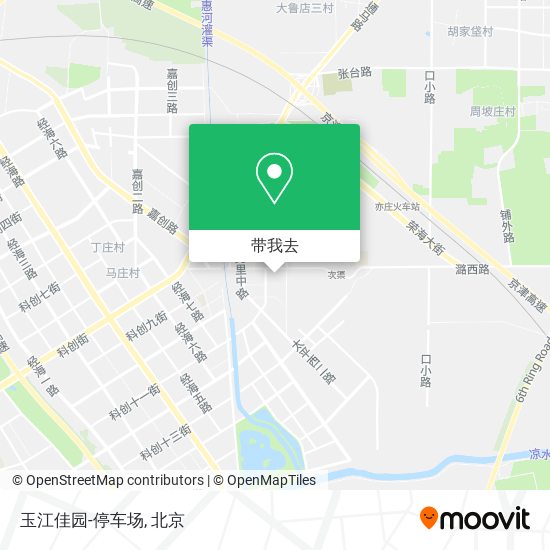 玉江佳园-停车场地图