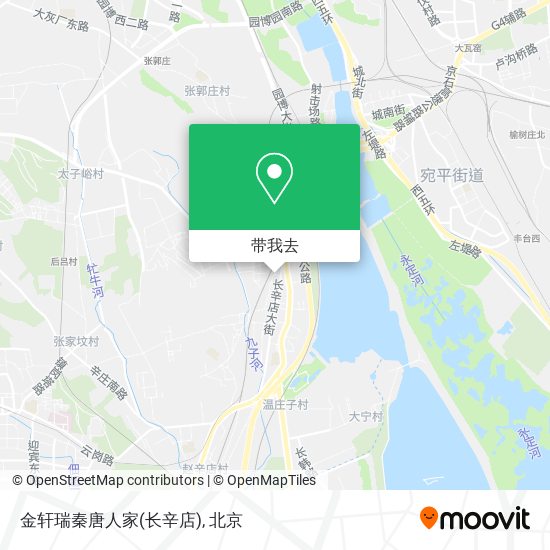 金轩瑞秦唐人家(长辛店)地图