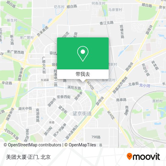 美团大厦-正门地图