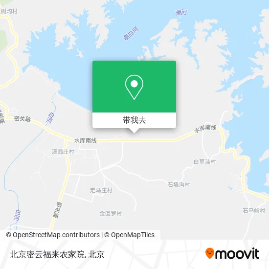 北京密云福来农家院地图