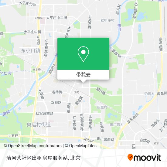 清河营社区出租房屋服务站地图