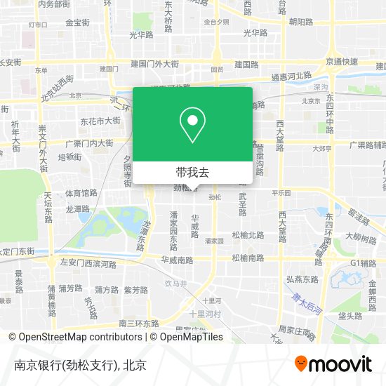 南京银行(劲松支行)地图