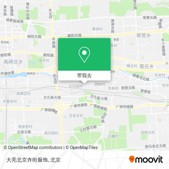 大亮北京卉街服饰地图
