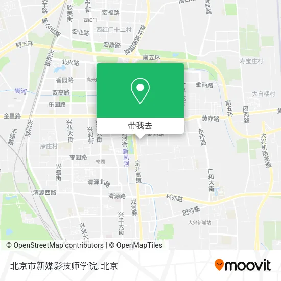 北京市新媒影技师学院地图