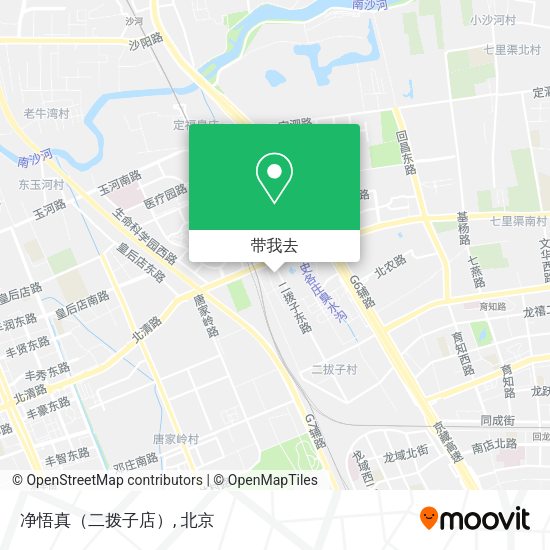 净悟真（二拨子店）地图