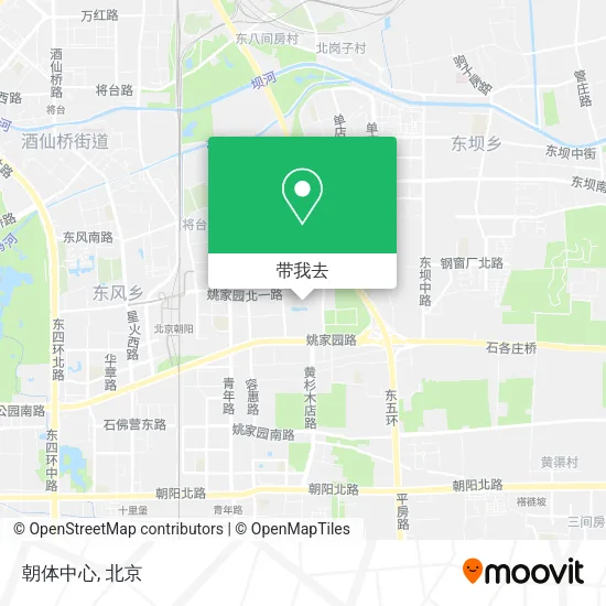 朝体中心地图