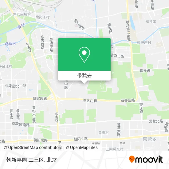 朝新嘉园-二三区地图
