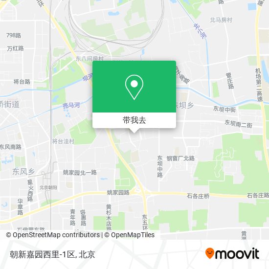 朝新嘉园西里-1区地图