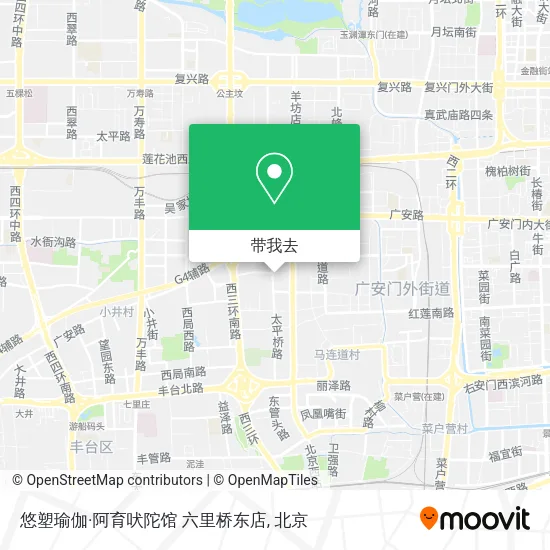 悠塑瑜伽·阿育吠陀馆  六里桥东店地图