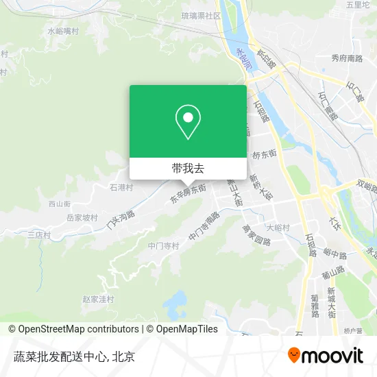 蔬菜批发配送中心地图